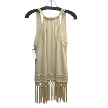 Load image into Gallery viewer, Taylor Sage Cream Sleeveless Top Size Medium NWT