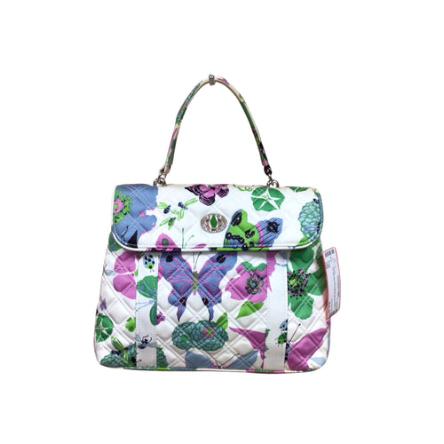Vera Bradley Floral Butterfly Satchel