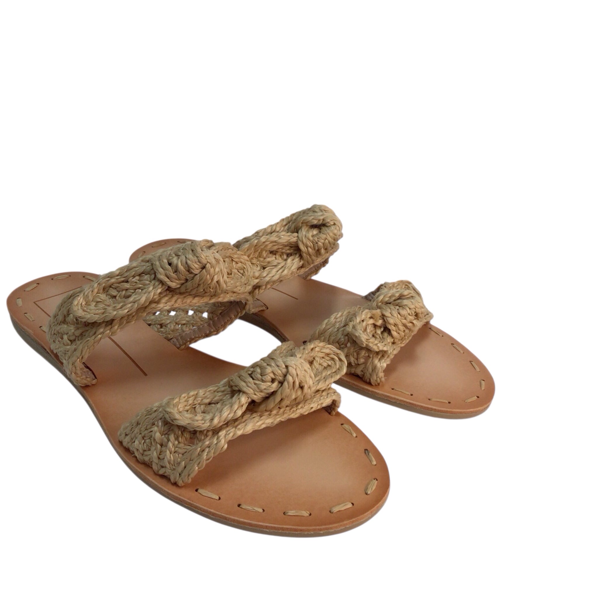 Dolce Vita Dinah Bow Double-Band Slide Sandals Size 7.5