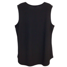 Load image into Gallery viewer, Roz &amp; Ali Sleeveless Black/Tan Top Size XL