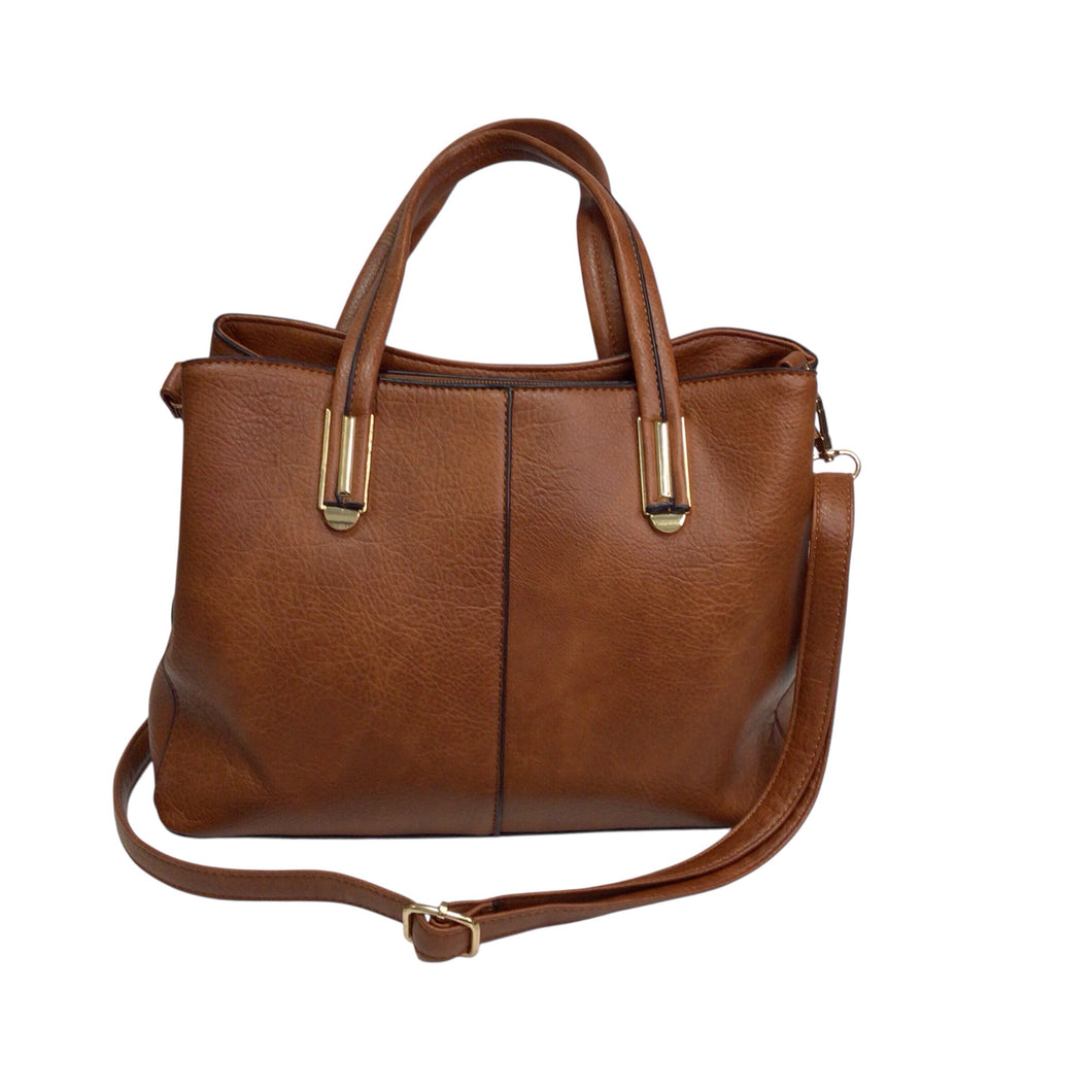 Fashion Satchel Crossbody Bag Brown