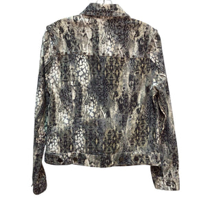 Tru Luxe Jeans Button Up Jacket Size M NWT