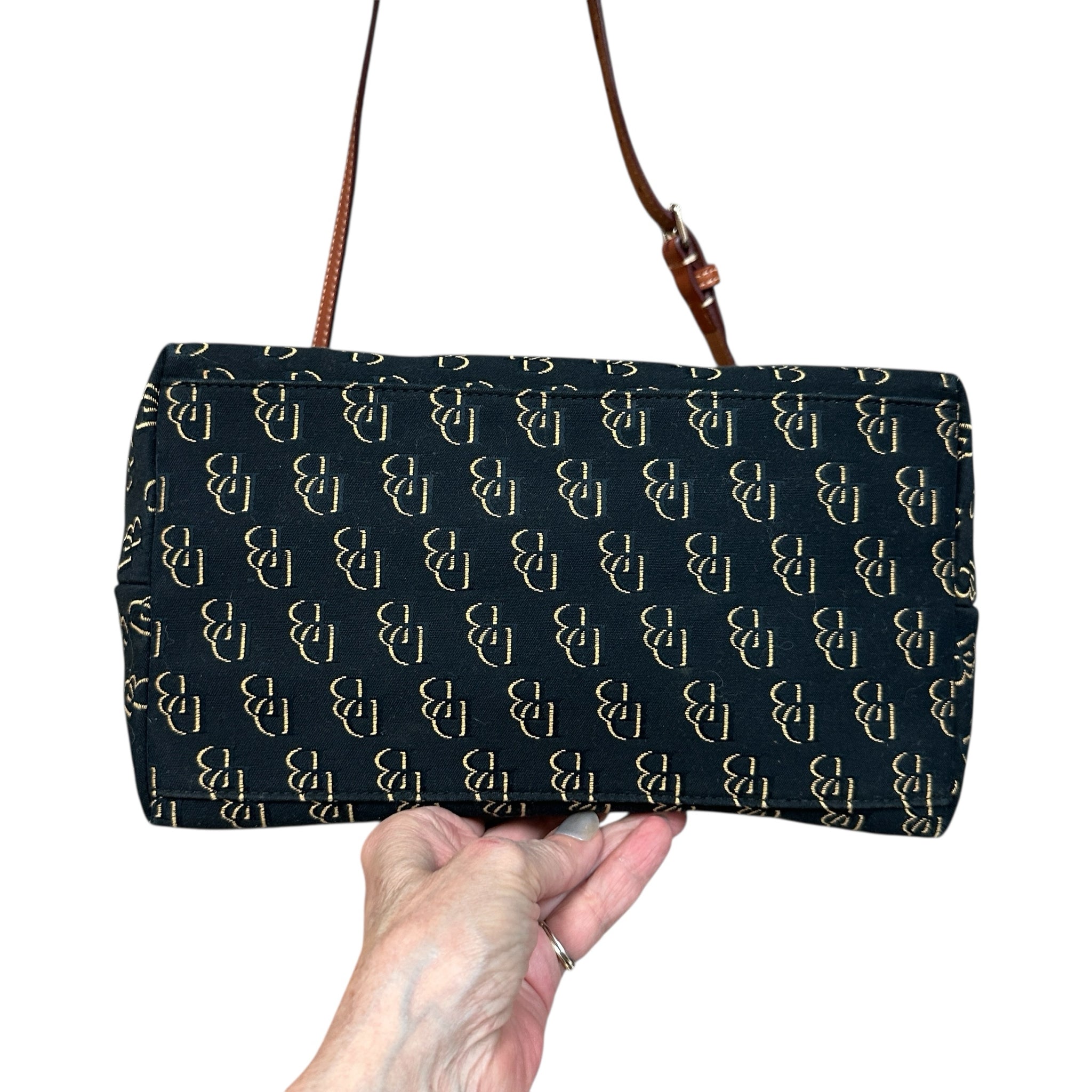 Dooney & Bourke Signature Coated Canvas Satchel Crossbody Bag