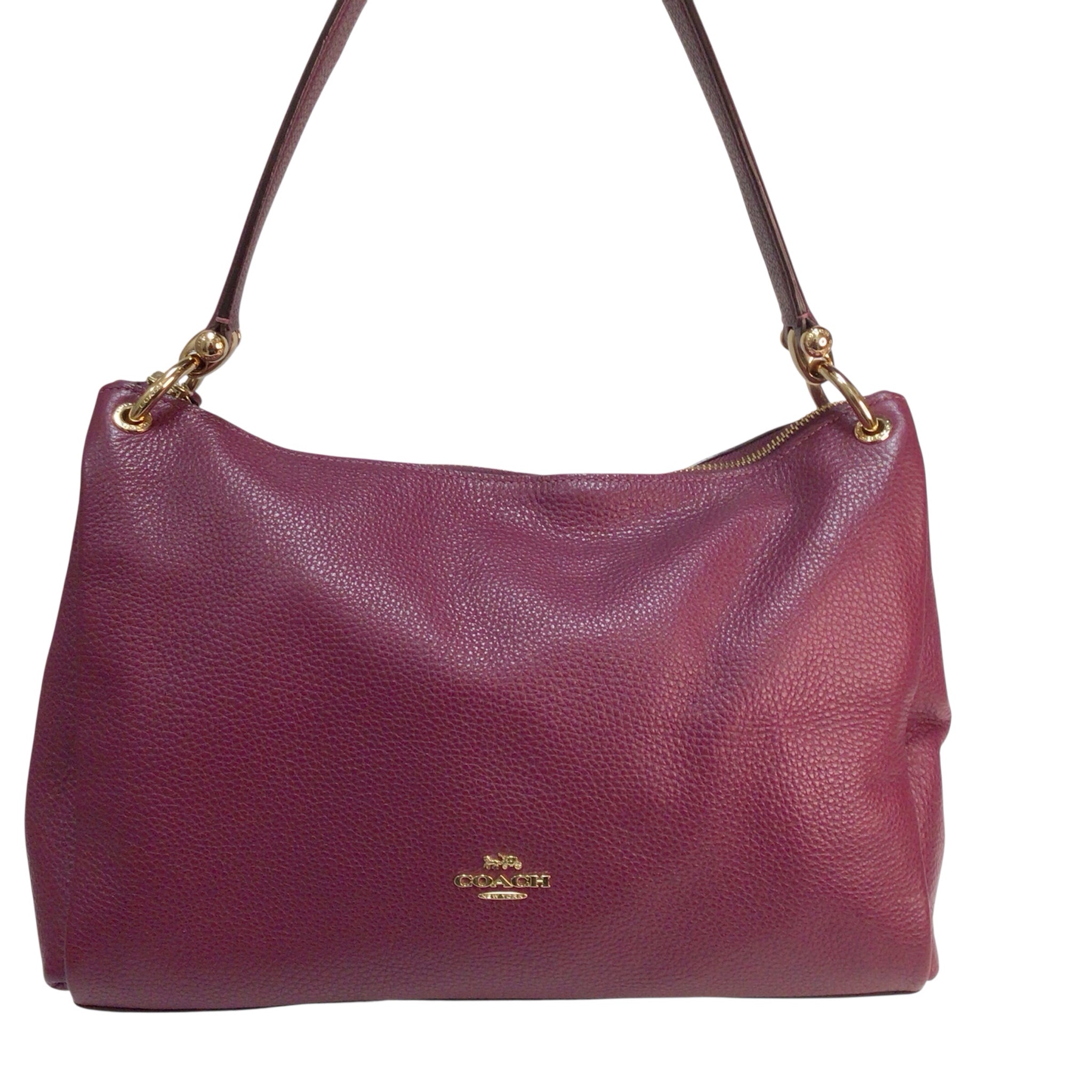 Coach Pebbled Leather "Mia" Shoulder Bag