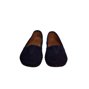 Spring Step Suede Navy Loafers Size 8.5