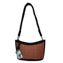 Load image into Gallery viewer, Saraye Baskets of Cambodia  Kim Ang Shoulder Bag Brown NWT