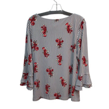 Load image into Gallery viewer, Charter Club Striped Long Sleeve Top Size M