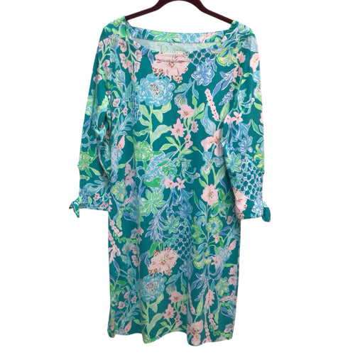 Lilly Pulitzer Long Sleeve Lidia Boatneck Dress Size L