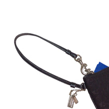 Load image into Gallery viewer, Coach Signature Wristlet Black