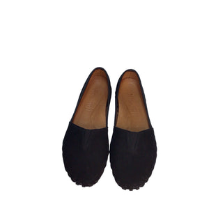 Spring Step Suede Black Loafers Size 8.5