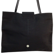 Load image into Gallery viewer, TravelSmith Black Foldable Tote Bag