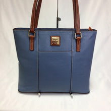 Load image into Gallery viewer, Dooney &amp; Bourke Periwinkle Pebbled Lexington Shoulder Bag