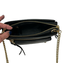 Load image into Gallery viewer, MICHAEL Michael Kors Mitchell Small Leather Crossbody Bag Black