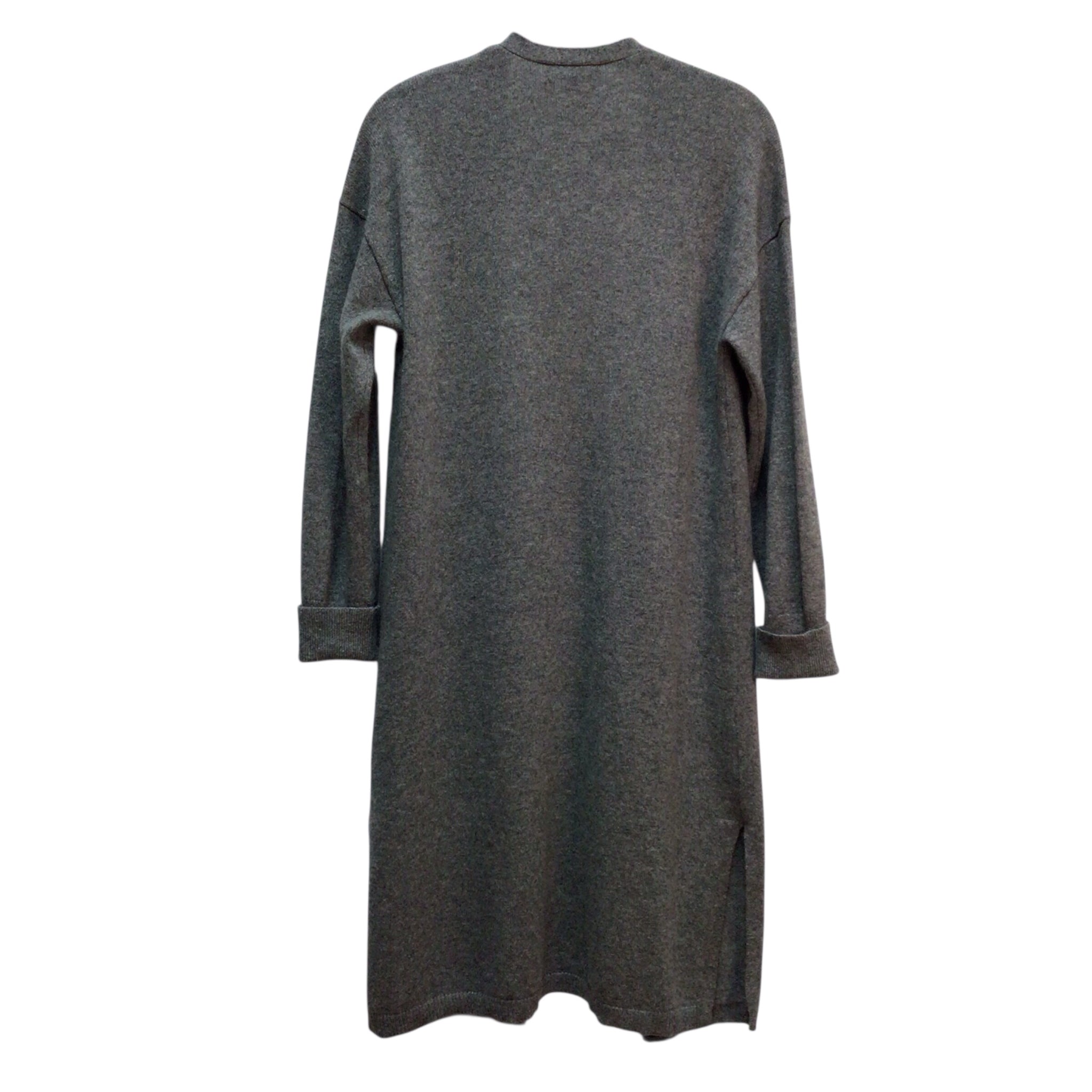 Charter Club Cashmere Luxury Long Sleeve Gray Cardigan Size M