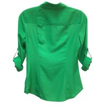 Load image into Gallery viewer, Micheal Kors Green Dress Long Sleeve Top Size XS