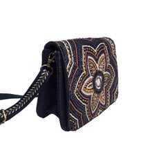 Load image into Gallery viewer, America and Beyond Beaded Crossbody Shoulder Bag Medium