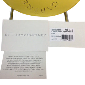 Stella McCartney Half-Moon Eco Soft Alter Napa Flap Shoulder Bag Yellow