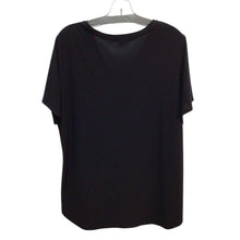 Load image into Gallery viewer, 89Th &amp; Madison Black Short Sleeve Top Size 1X