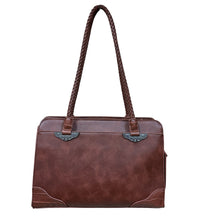 Load image into Gallery viewer, Bueno Collection &quot;Mixed Media&quot; Brown Shoulder Bag