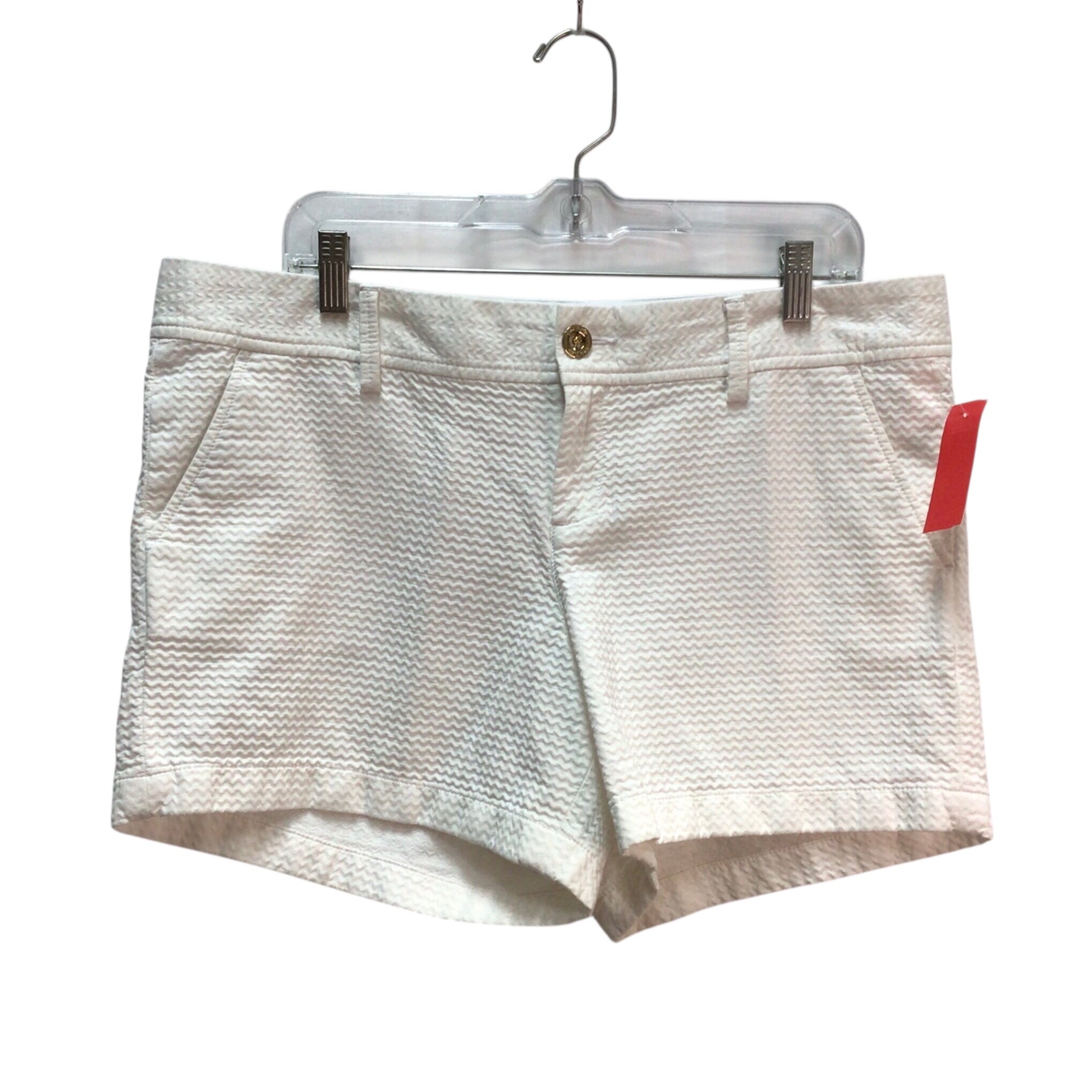Lily Pulizter White Wave Shorts Size 14