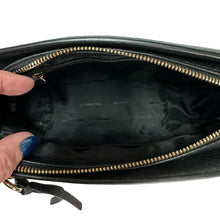 Load image into Gallery viewer, MICHAEL Michael Kors Mitchell Small Leather Crossbody Bag Black