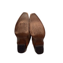 Load image into Gallery viewer, Circle G Women&#39;s American Flag Eagle Western Boots Size 7.5 M Tan