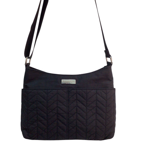 Baggallini Small Crossbody Shoulder Bag Black