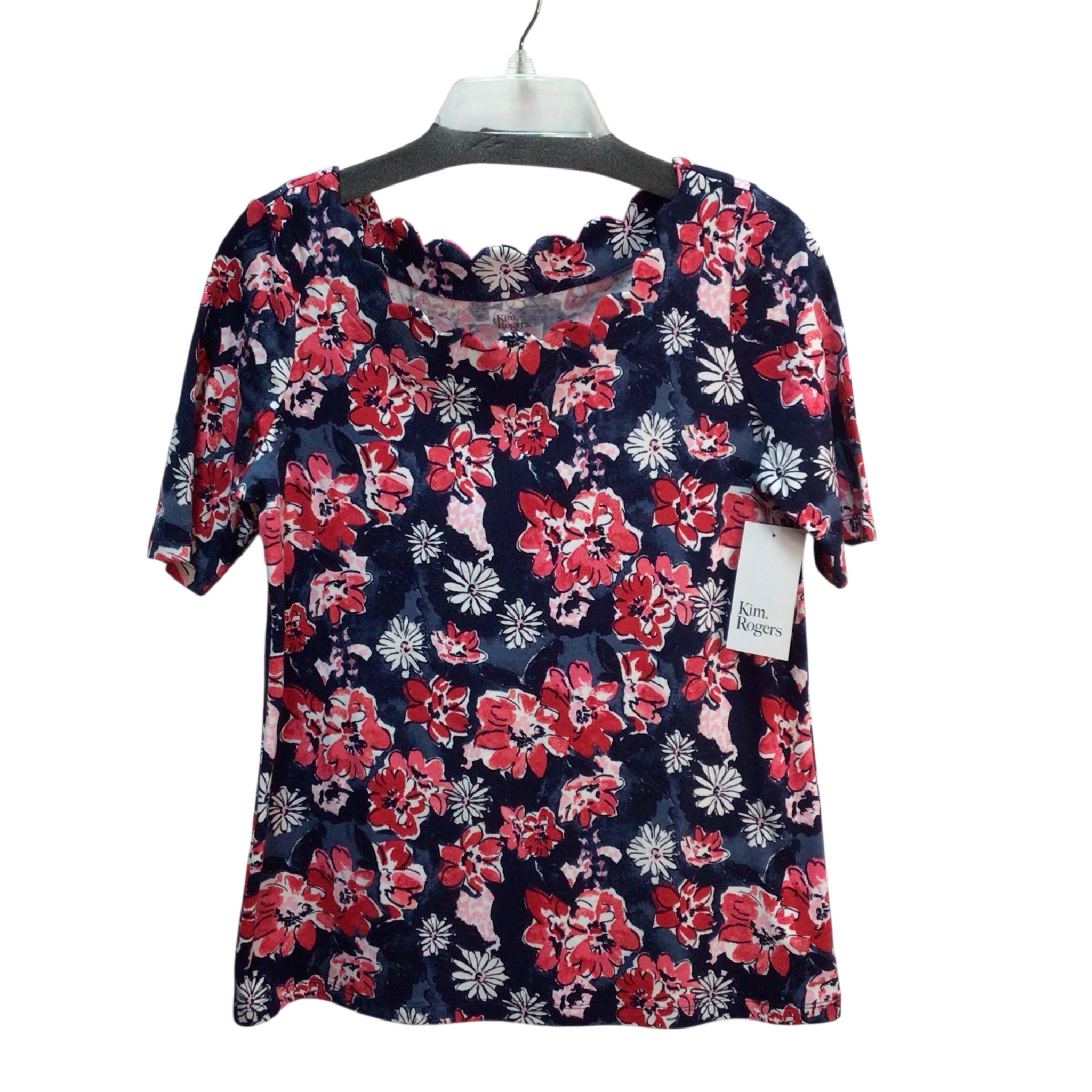 Kim Rogers Short Sleeve Top Size S