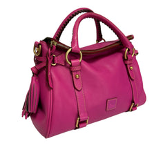Load image into Gallery viewer, Dooney &amp; Bourke Florentine Leather Satchel Pink