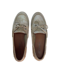 Load image into Gallery viewer, Lucky Brand Tineera Tan Gold Suede Loafers Size 8.5 M
