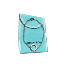 Load image into Gallery viewer, Tiffany &amp; Co Sterling Silver 1837 Circle Double Chain Bracelet in Pouch
