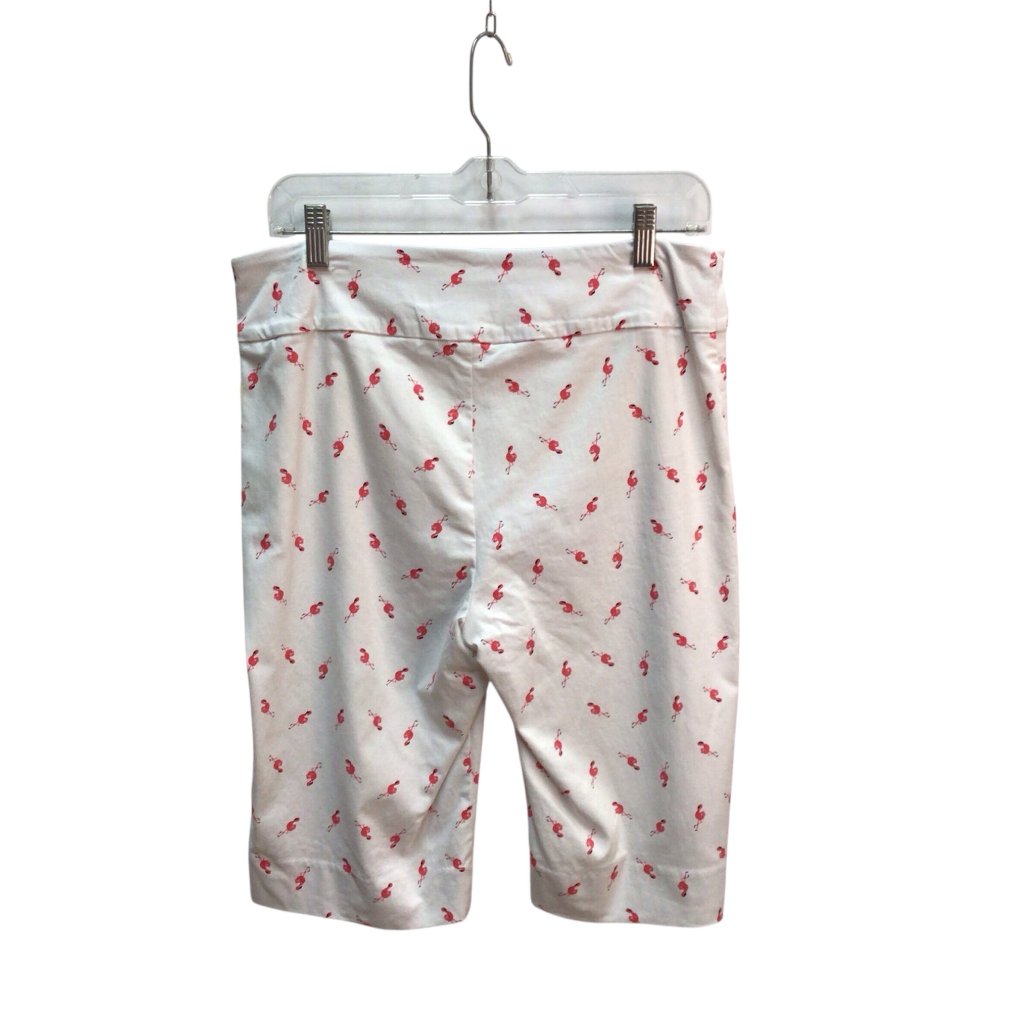 Peck & Peck Flamingo Mid Rise Shorts Size 12