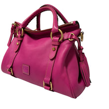 Load image into Gallery viewer, Dooney &amp; Bourke Florentine Leather Satchel Pink