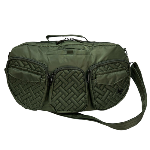 Lug Railcar Crossbody Tote Bag Olive Green
