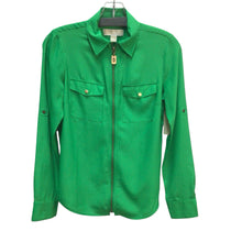Load image into Gallery viewer, Micheal Kors Green Dress Long Sleeve Top Size XS