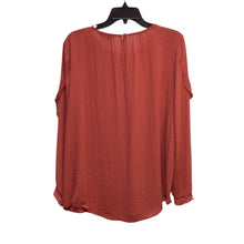 Load image into Gallery viewer, Simply Vera Rust Long Sleeve Top Size L