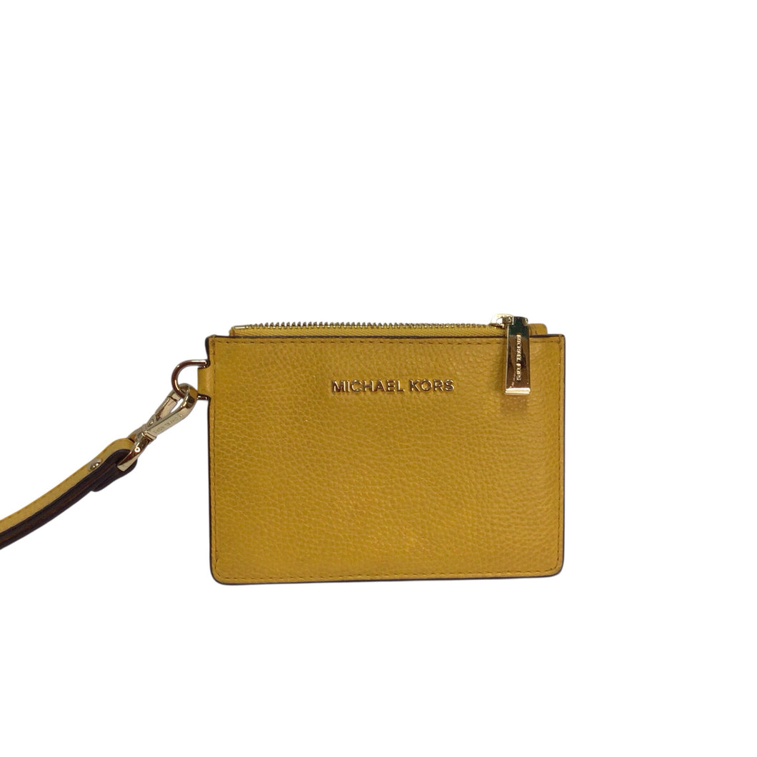 Michael Kors Yellow Wristlet Wallet