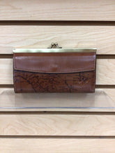 Load image into Gallery viewer, Patricia Nash Map Print Clutch Wallet