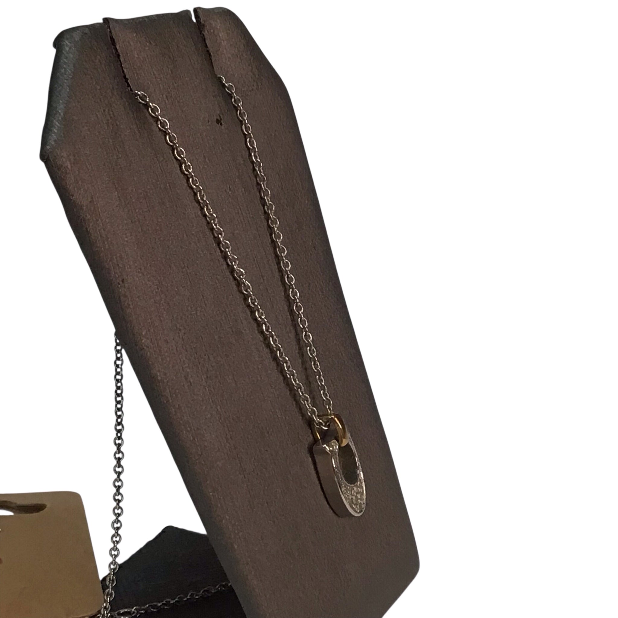 Coach Pave Signature Necklace 18"