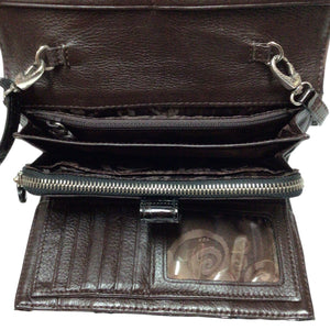 Brighton Crossbody Wallet Bag Brown