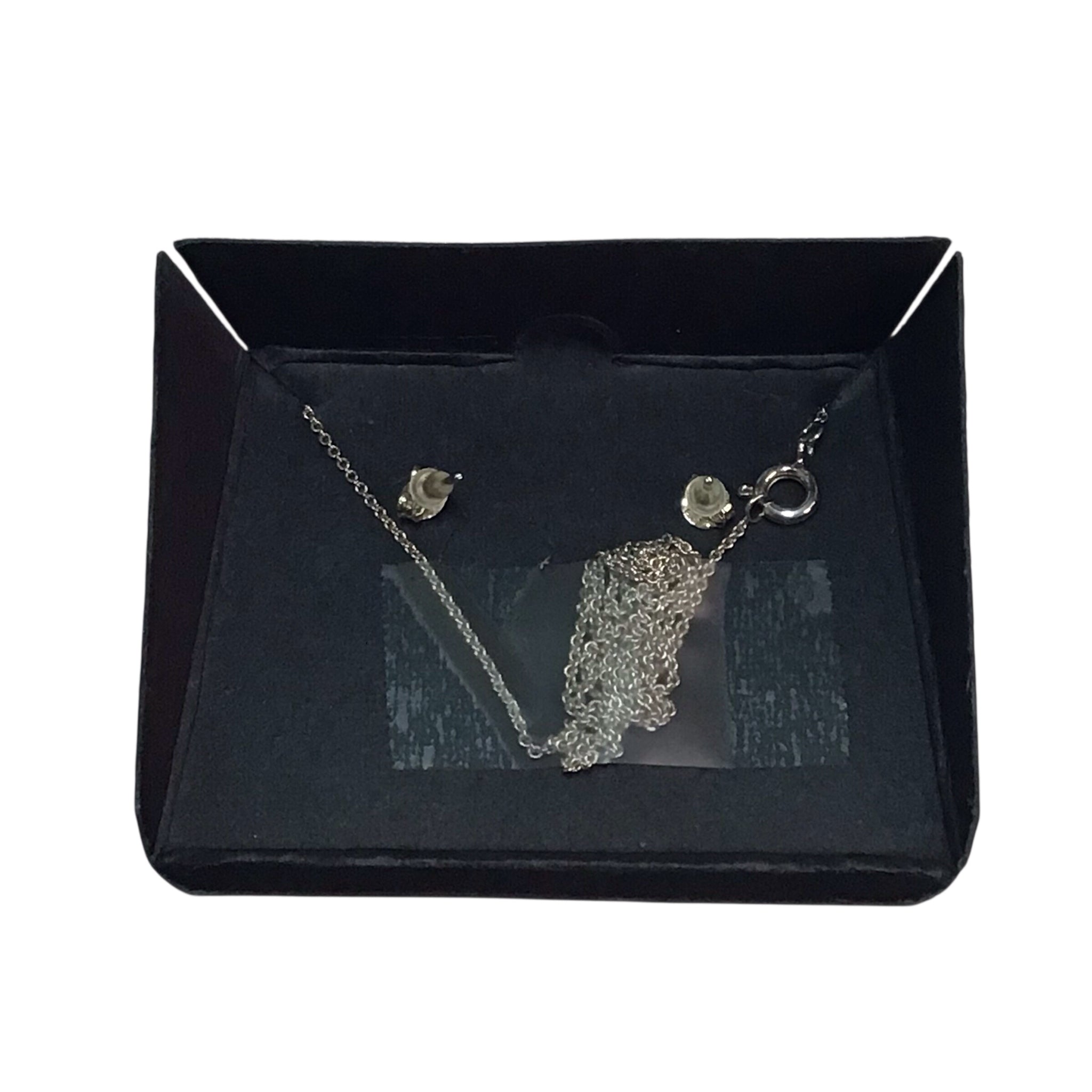 Cubic Zirconia Necklace & Earring Set