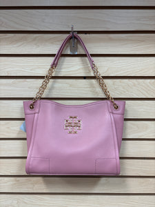 Tory Burch Britten Small Slouchy Shoulder Bag Pink