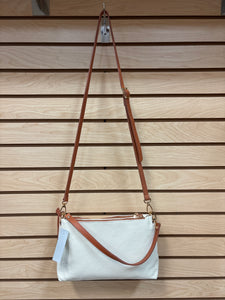 Valentina Crossbody Shoulder Bag Cream