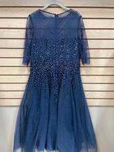 Load image into Gallery viewer, Rickie Freeman Teri Jon Short Sleeve Dress Blue Size 14