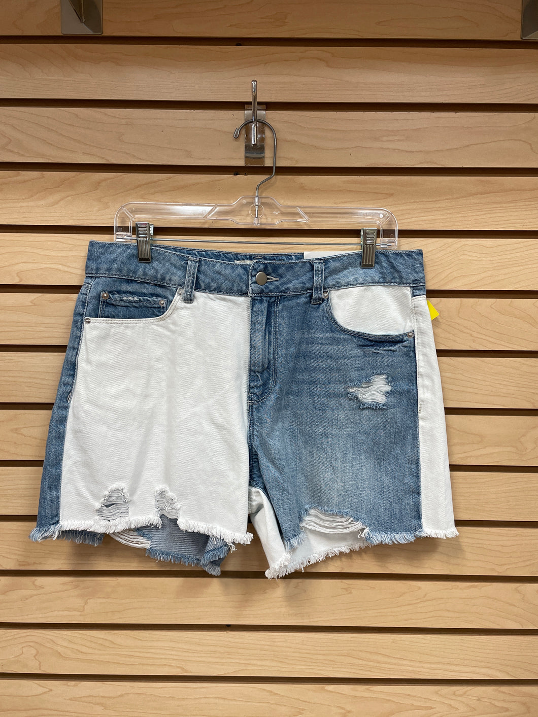 Est. 1946 Denim Shorts Blue And White Size 12