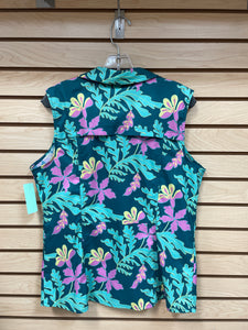 Reel Legends Sleeveless Top Green And Purple Size Large