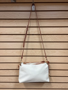 Valentina Crossbody Shoulder Bag Cream