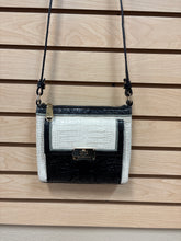 Load image into Gallery viewer, Brahmin Crossbody Bag Black And White