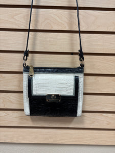 Brahmin Crossbody Bag Black And White