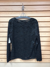 Load image into Gallery viewer, White House Black Market Long Sleeve Top Black Size Large